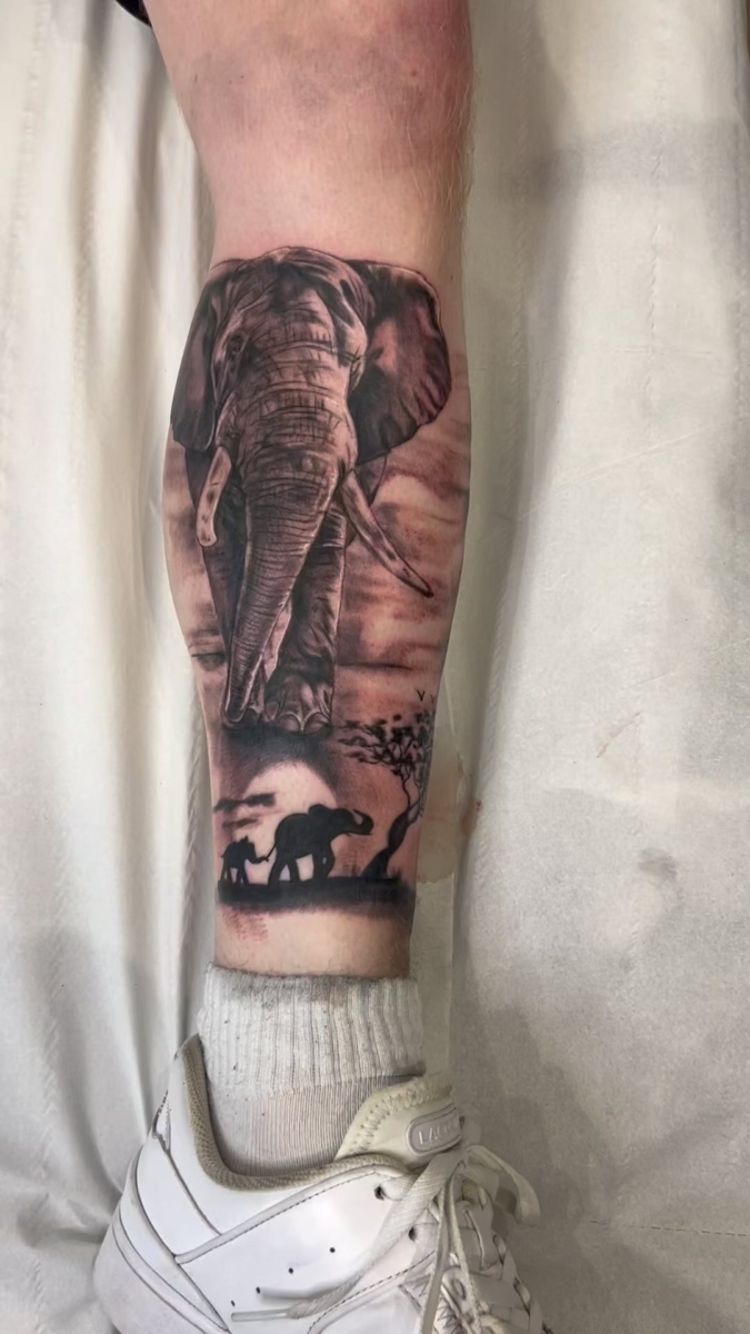 Giants of the Savannah Tattoo